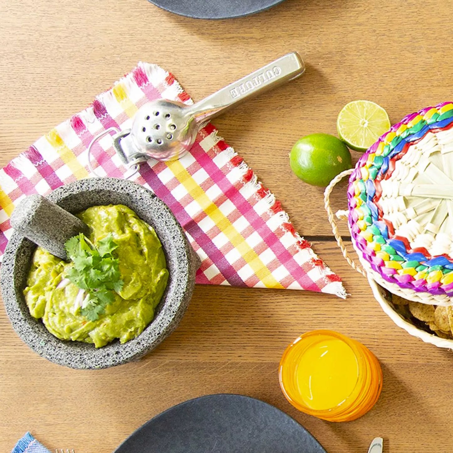Volcanic Rock Molcajete Set