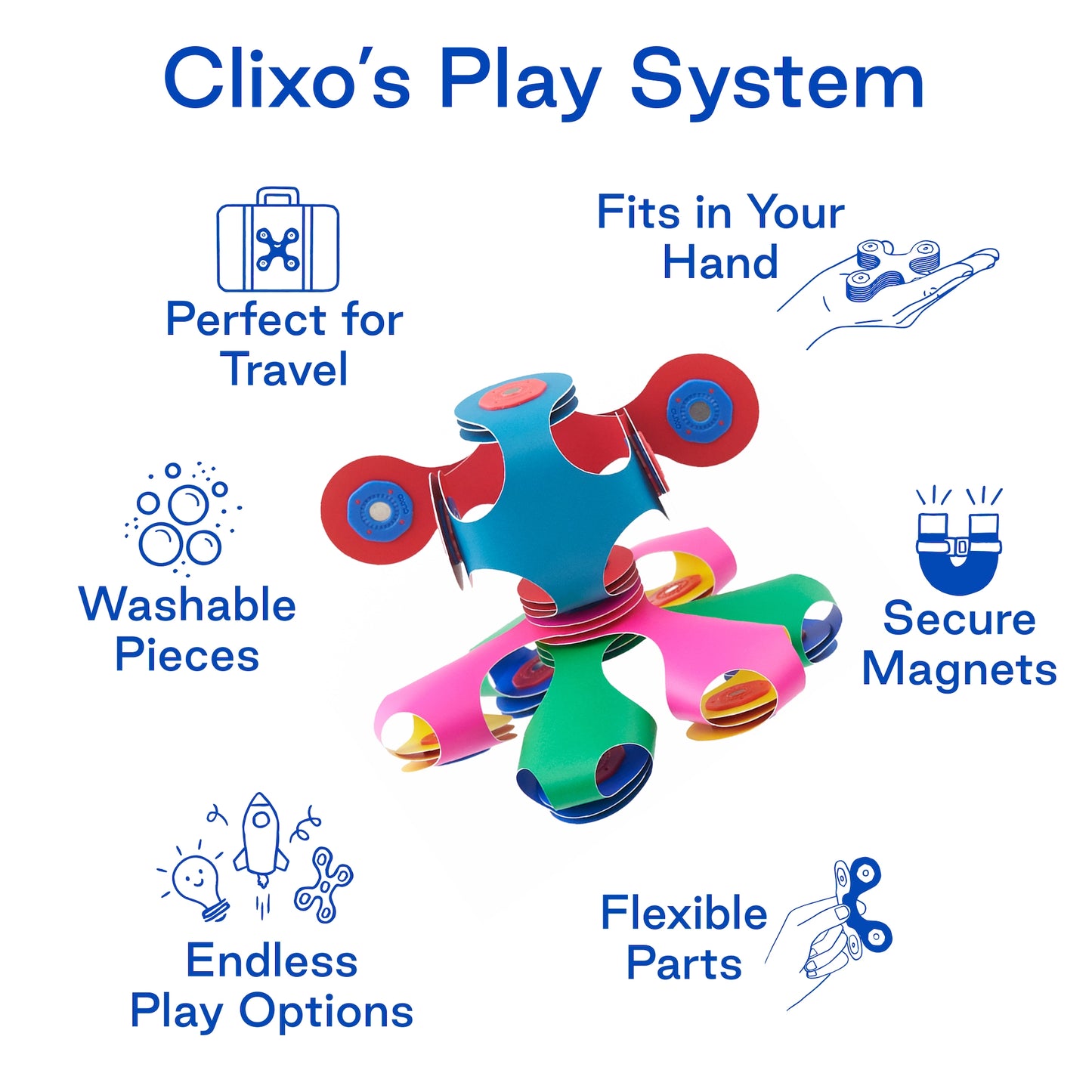 Clixo Magnetic Toy