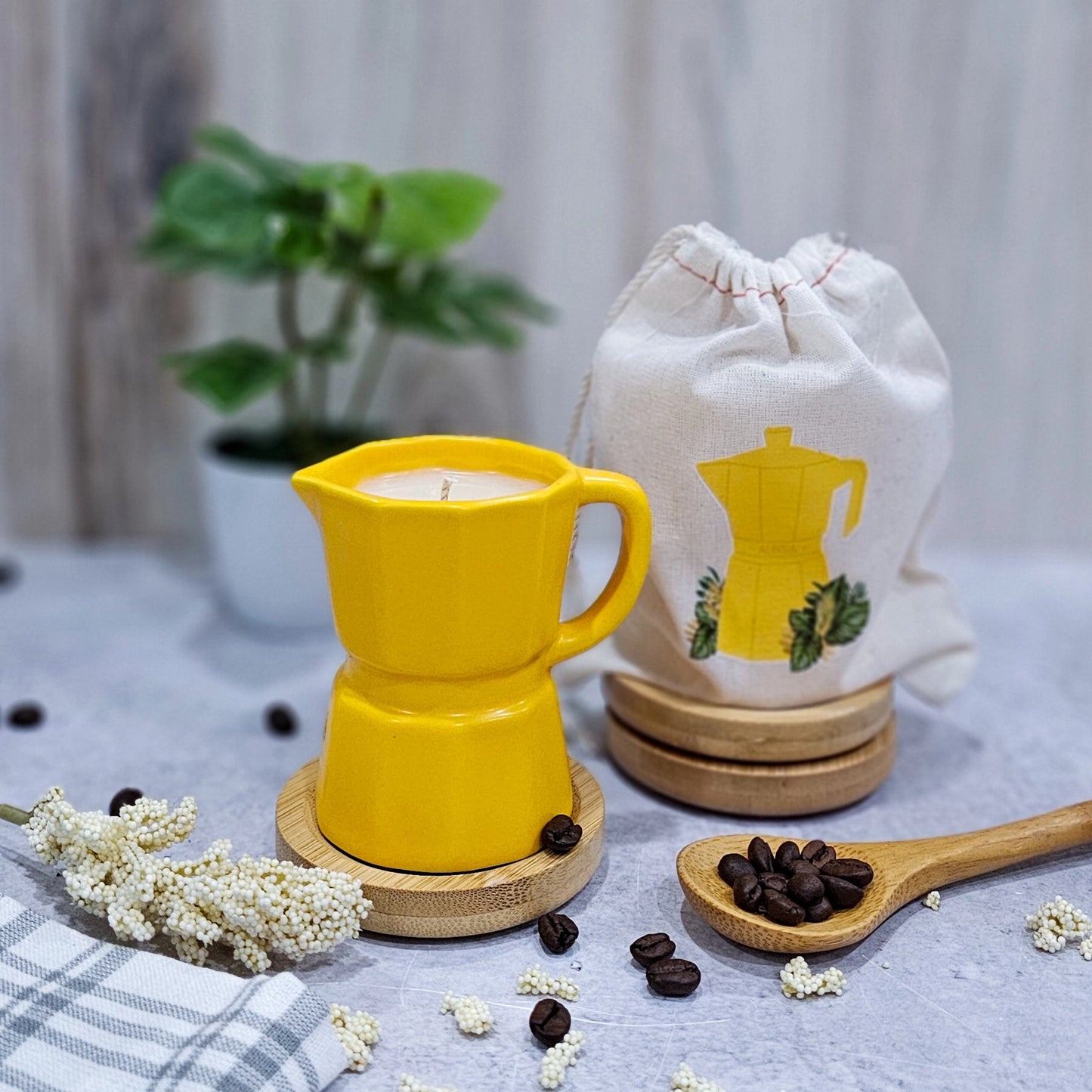 Small Cafetera Candles