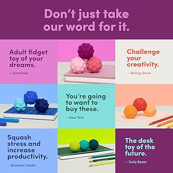 Odds Vivid Silicone Fidget Magnets