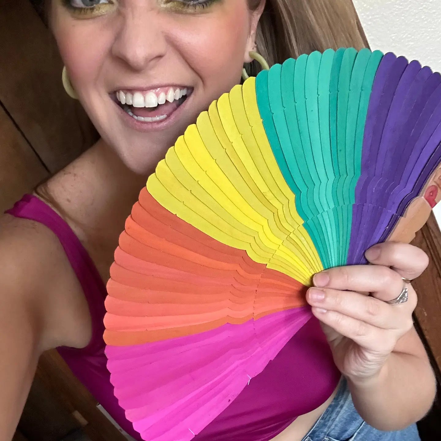 Pride Palm Fan