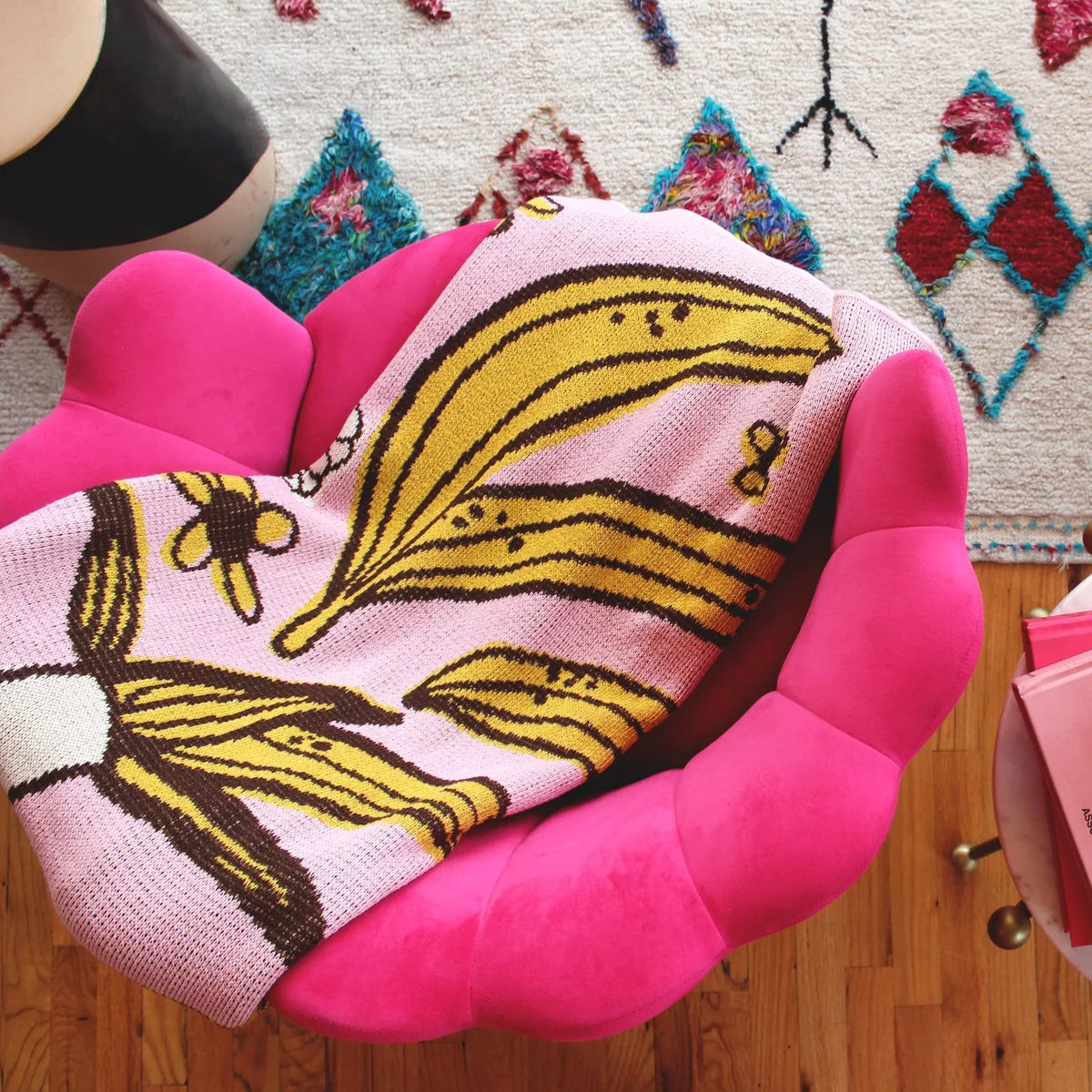 Banana Jam Knit Blanket