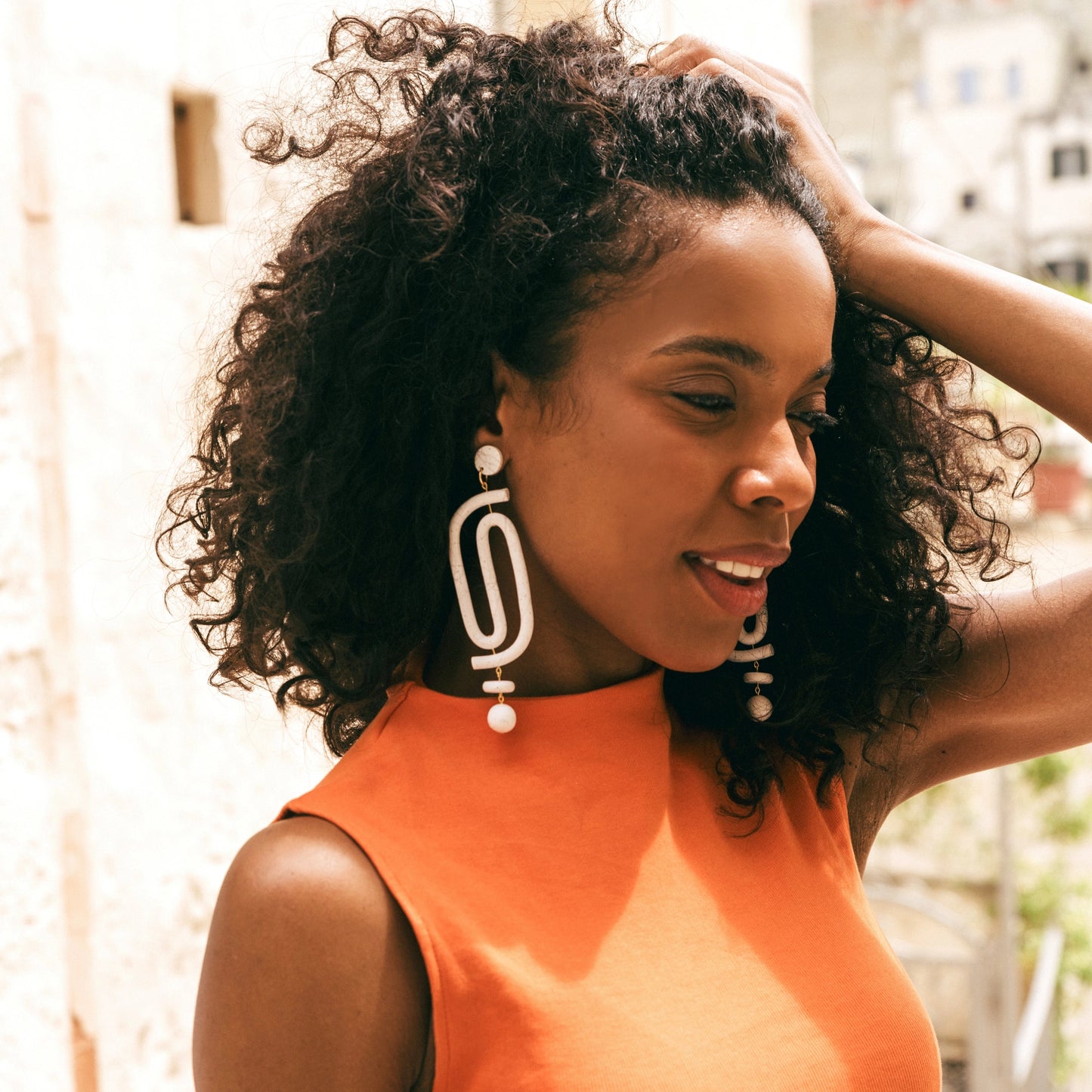 Labyrinth Dangly Statement Earrings