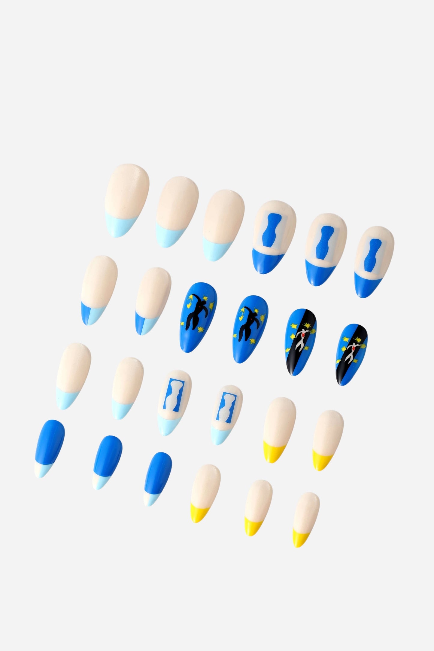 Henri Matisse Icarus Press-On Nails - Almond Shape