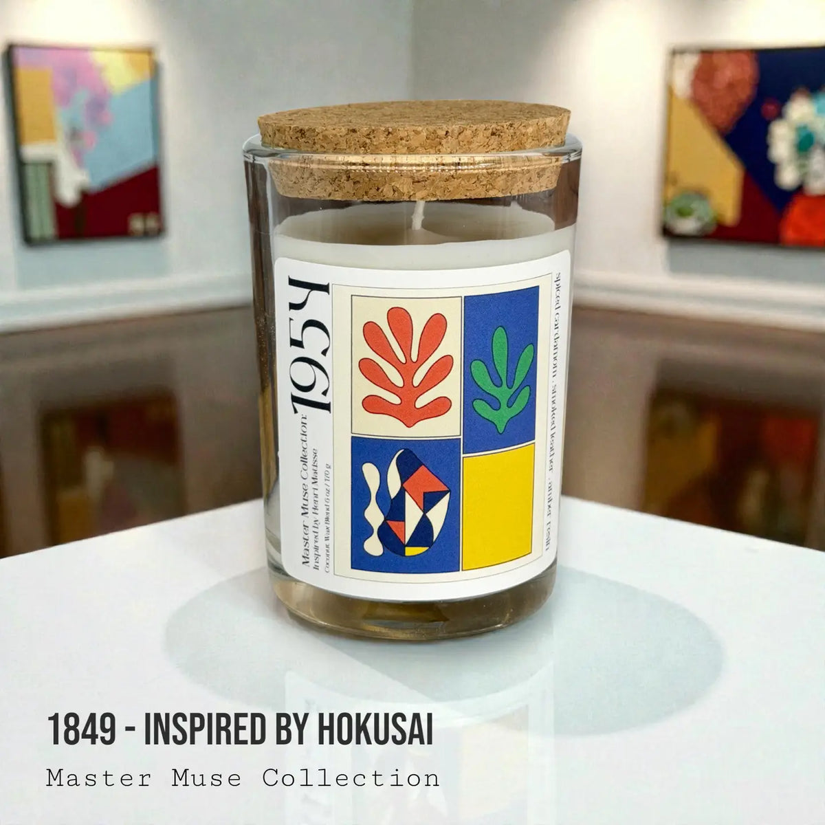 Matisse-Inspired Art Candle — 1954