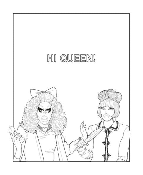 The Official Trixie and Katya Coloring Book