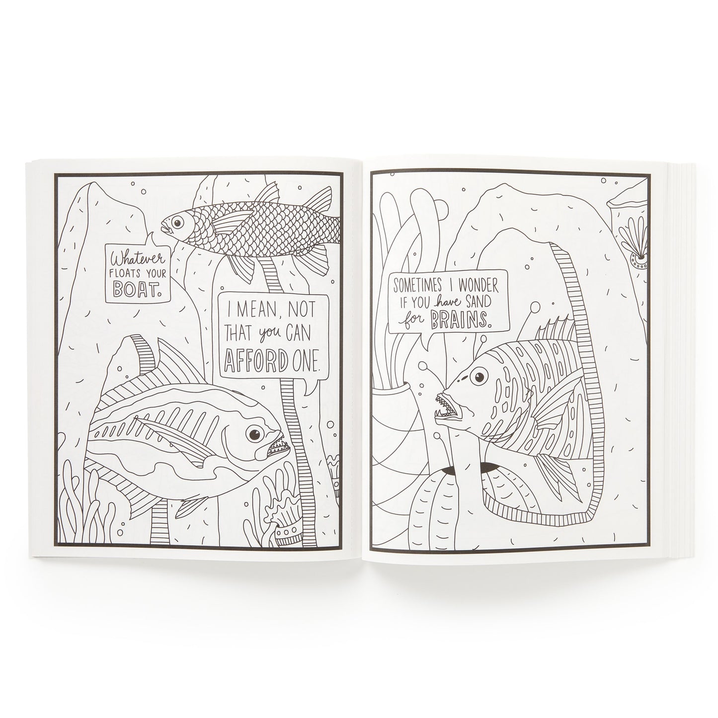 Judgy Fish Coloring Book