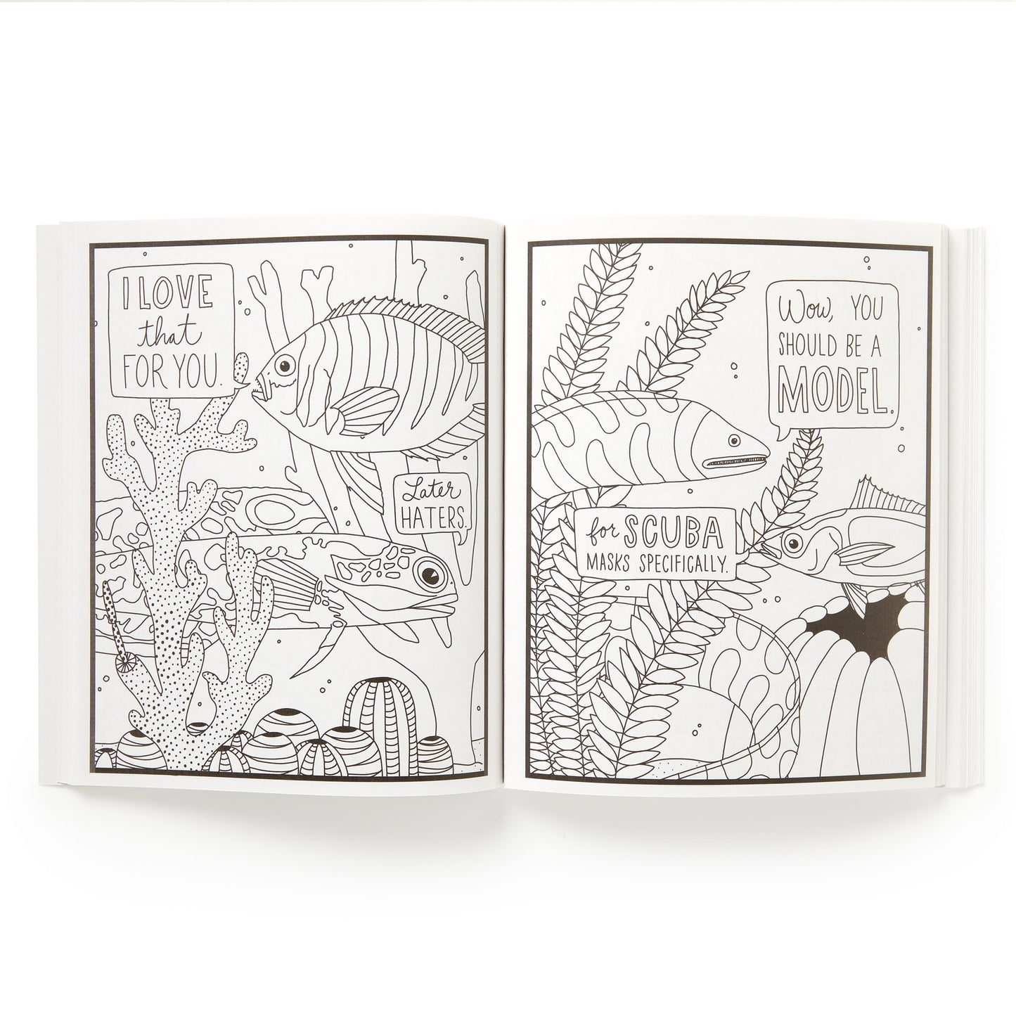 Judgy Fish Coloring Book