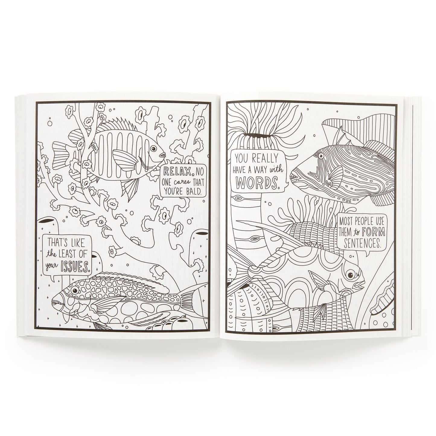 Judgy Fish Coloring Book
