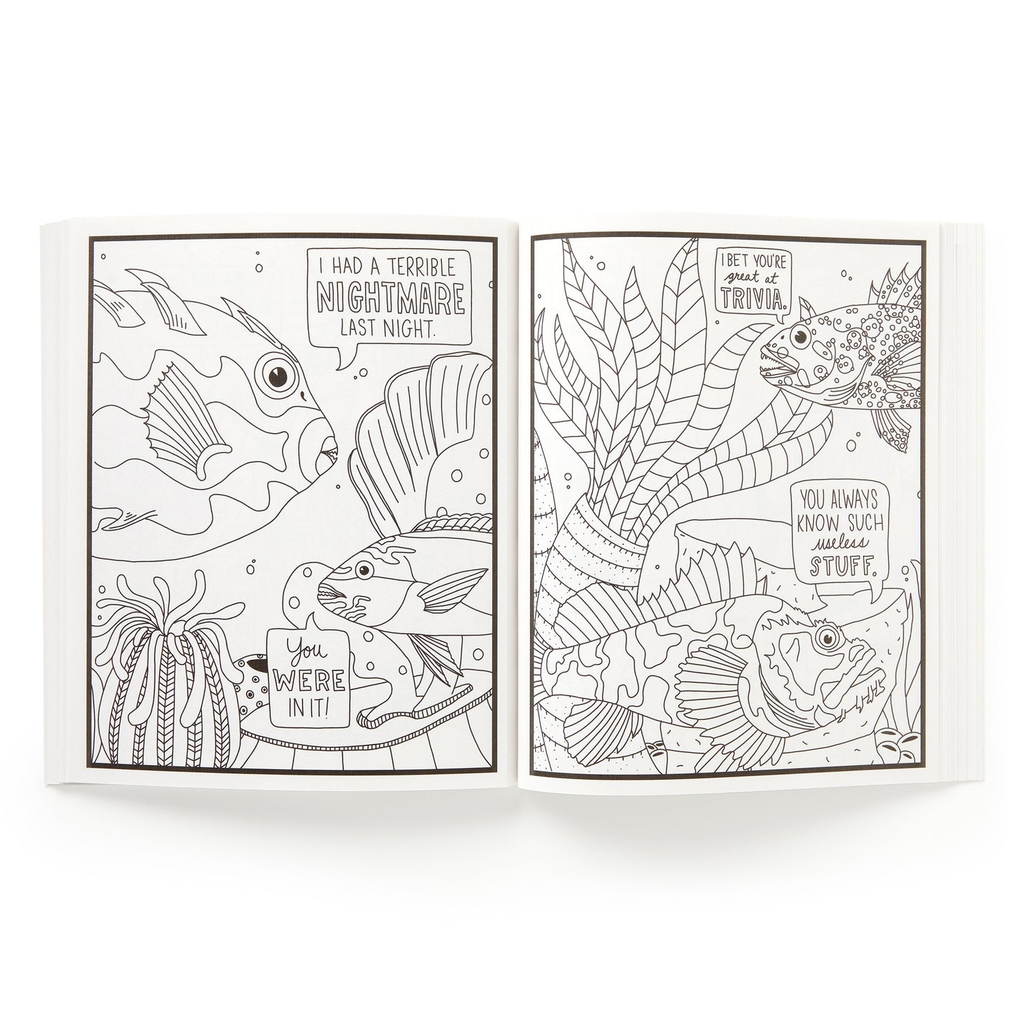 Judgy Fish Coloring Book