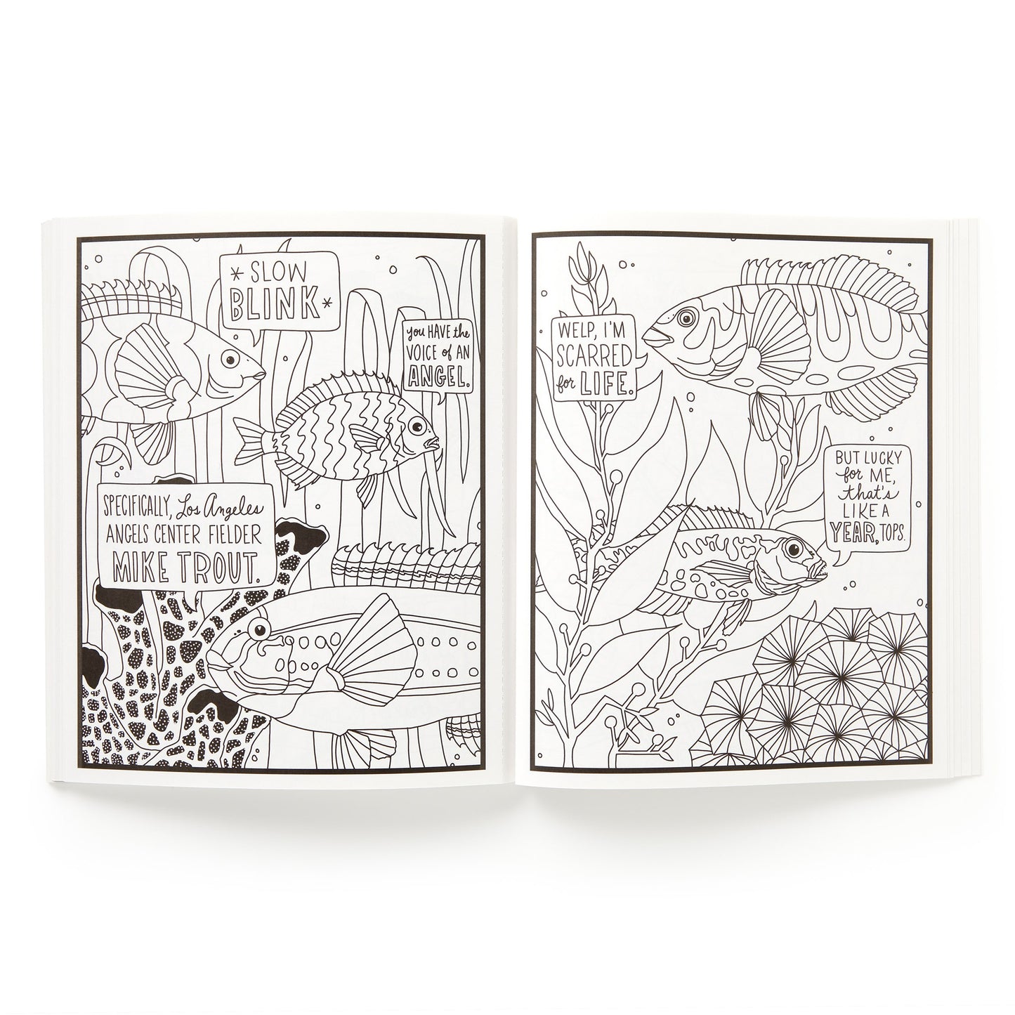 Judgy Fish Coloring Book