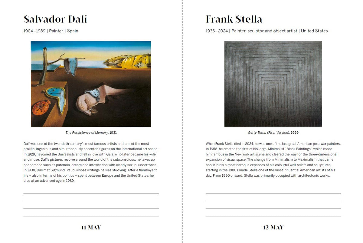An Artist A Day: A Daily Diary of Artists' Birthdays