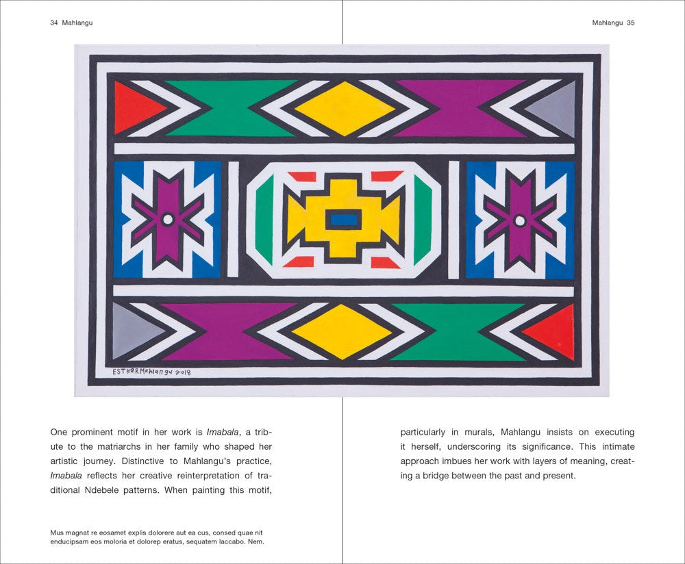 Esther Mahlangu Handbook