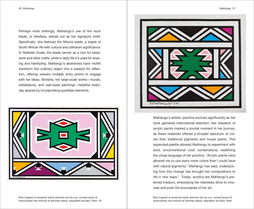 Esther Mahlangu Handbook