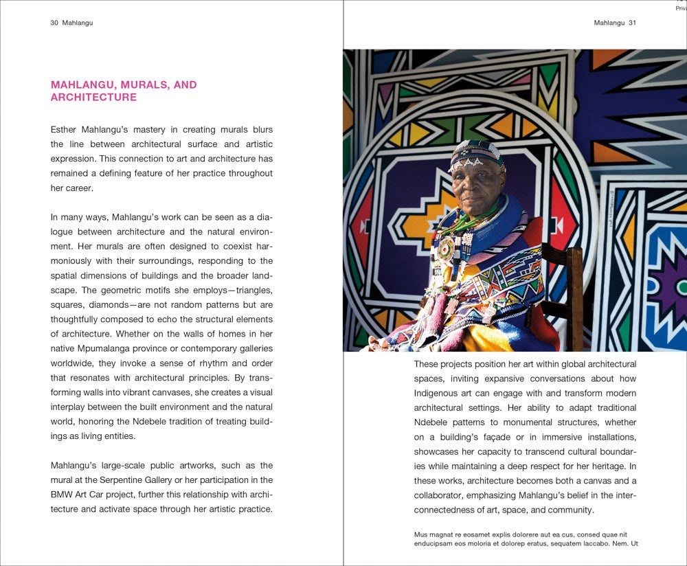 Esther Mahlangu Handbook