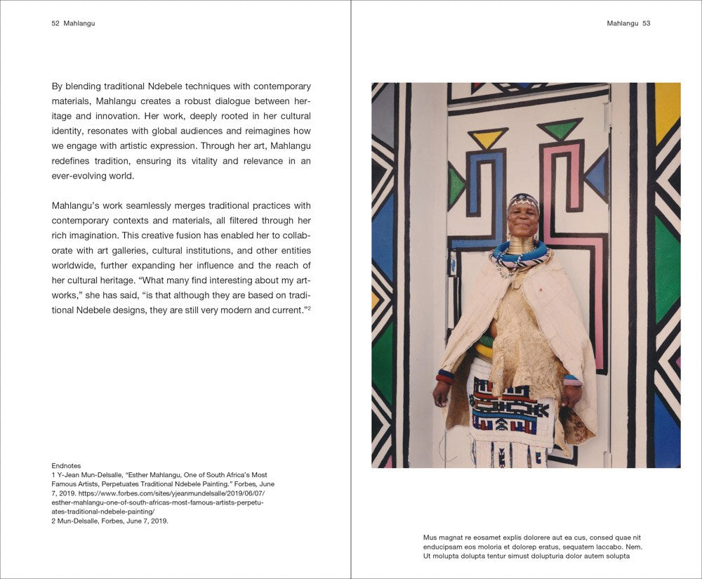 Esther Mahlangu Handbook