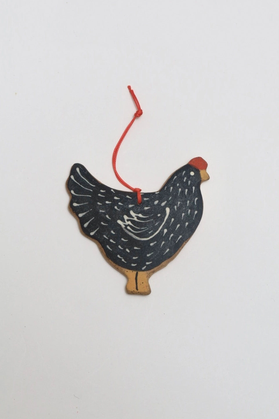 Ceramic Chicken Ornament