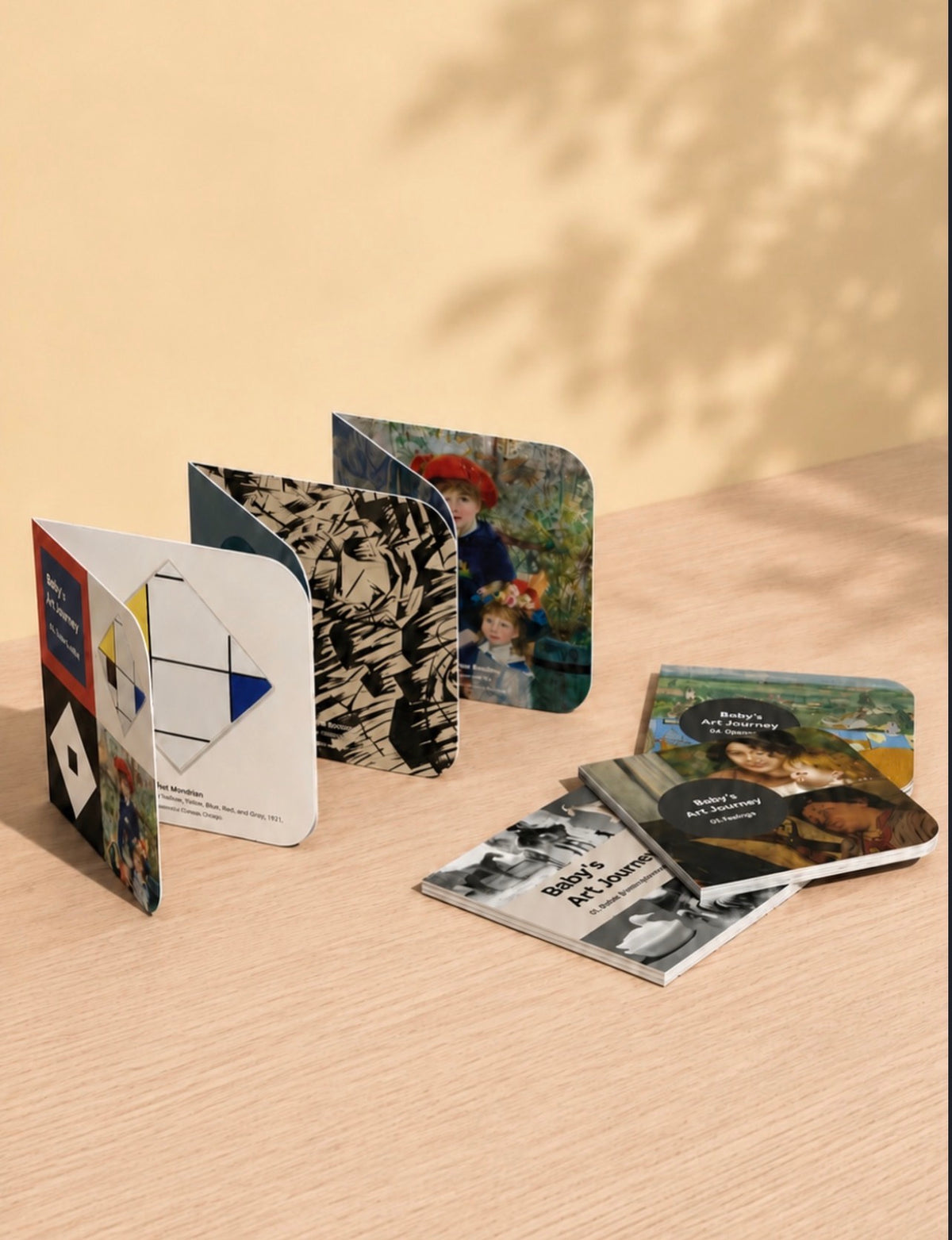 Baby's Art Journey - 4-Boook Accordion Set