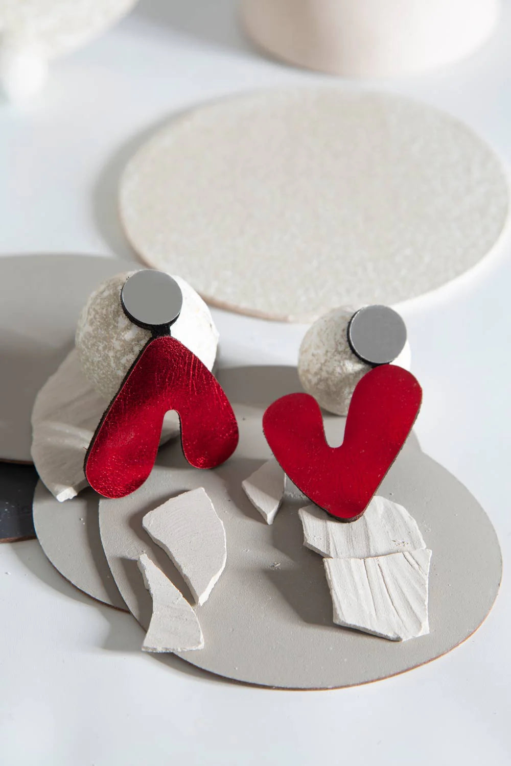 Audrey Asymmetric V Earrings