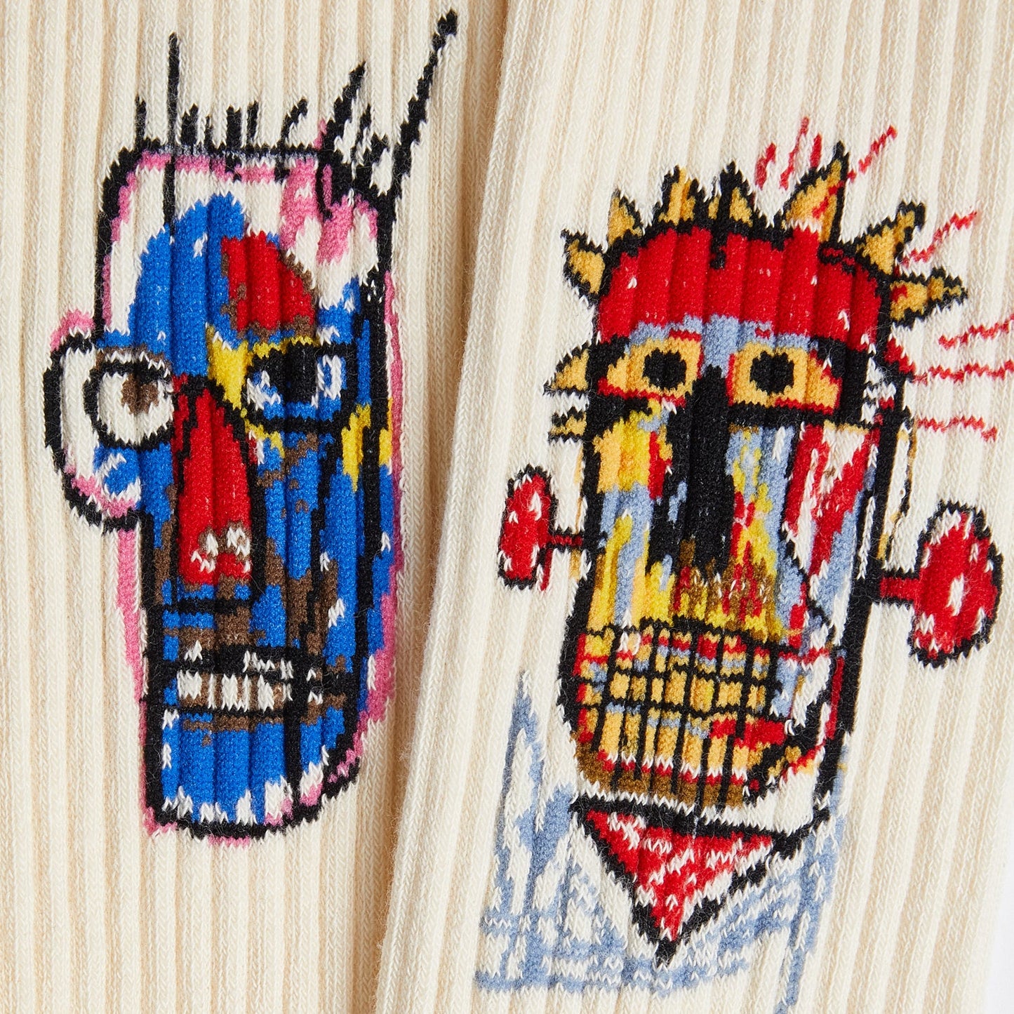 Athletic Basquiat HEADS 1982 Socks