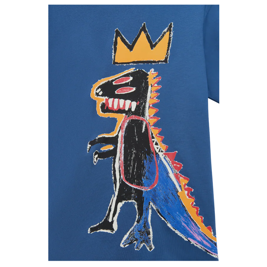Jean-Michel Basquiat “Pez” Premium T-Shirt - Slate Blue