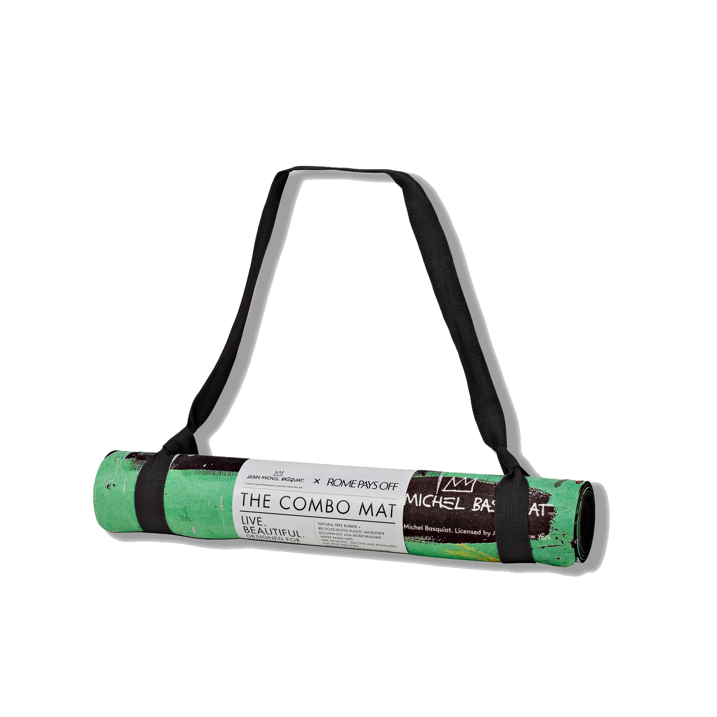 Basquiat “In Italian” Rubber Exercise Mat