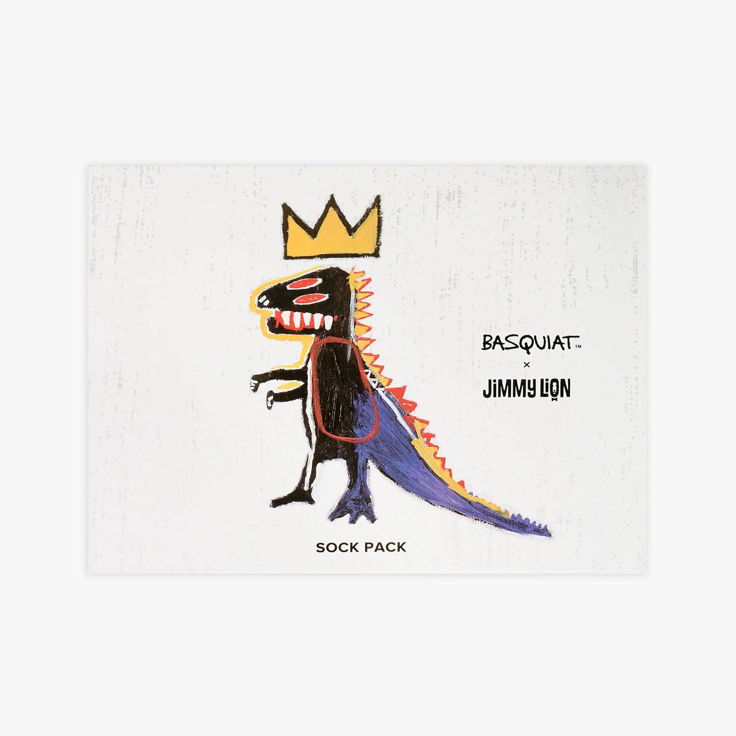 Basquiat Athletic Socks Cream Box - Set of 3-Pack