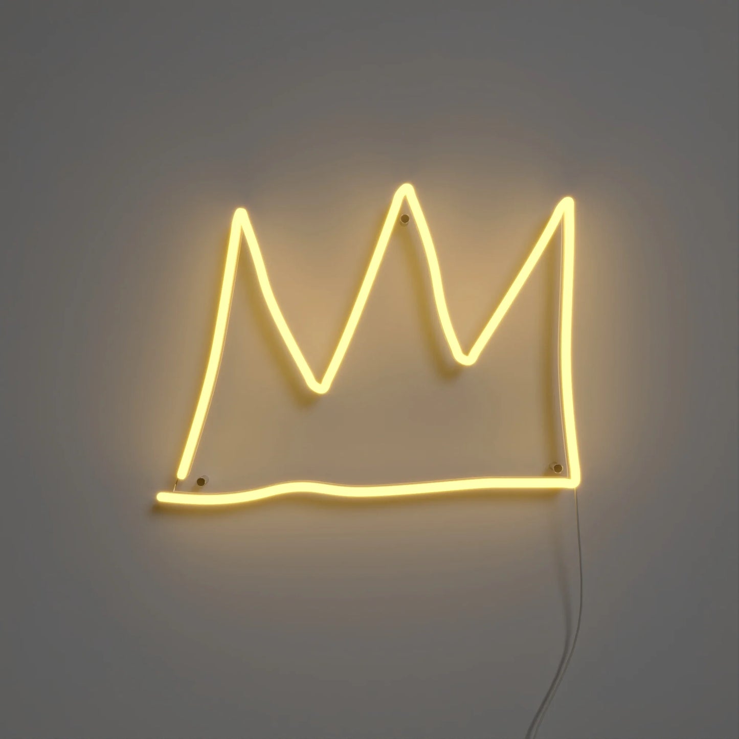 The Crown YP x Jean Michel Basquiat LED Neon Sign
