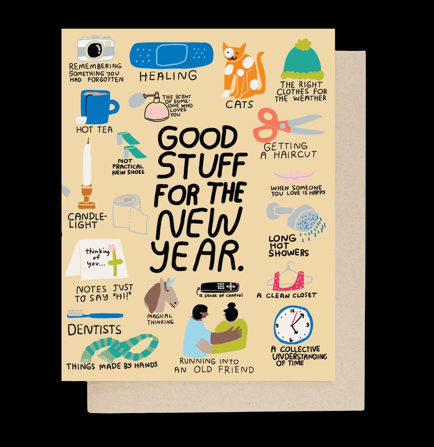 Good Things for the New Year - New Year Holiday Card