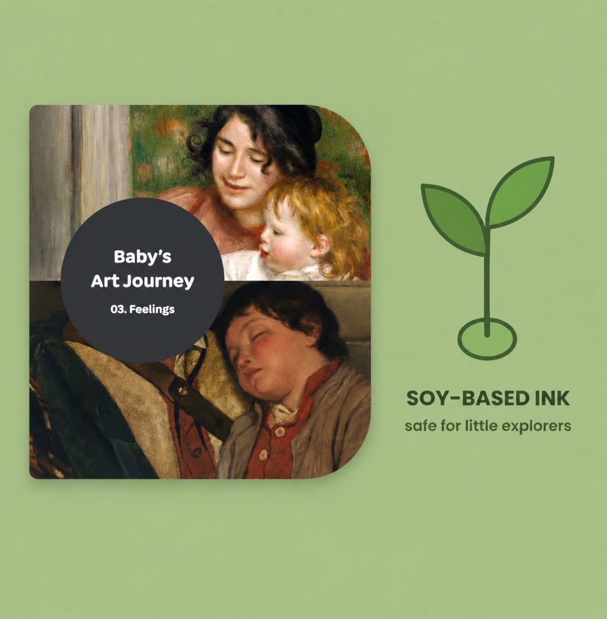 Baby's Art Journey - 4-Boook Accordion Set