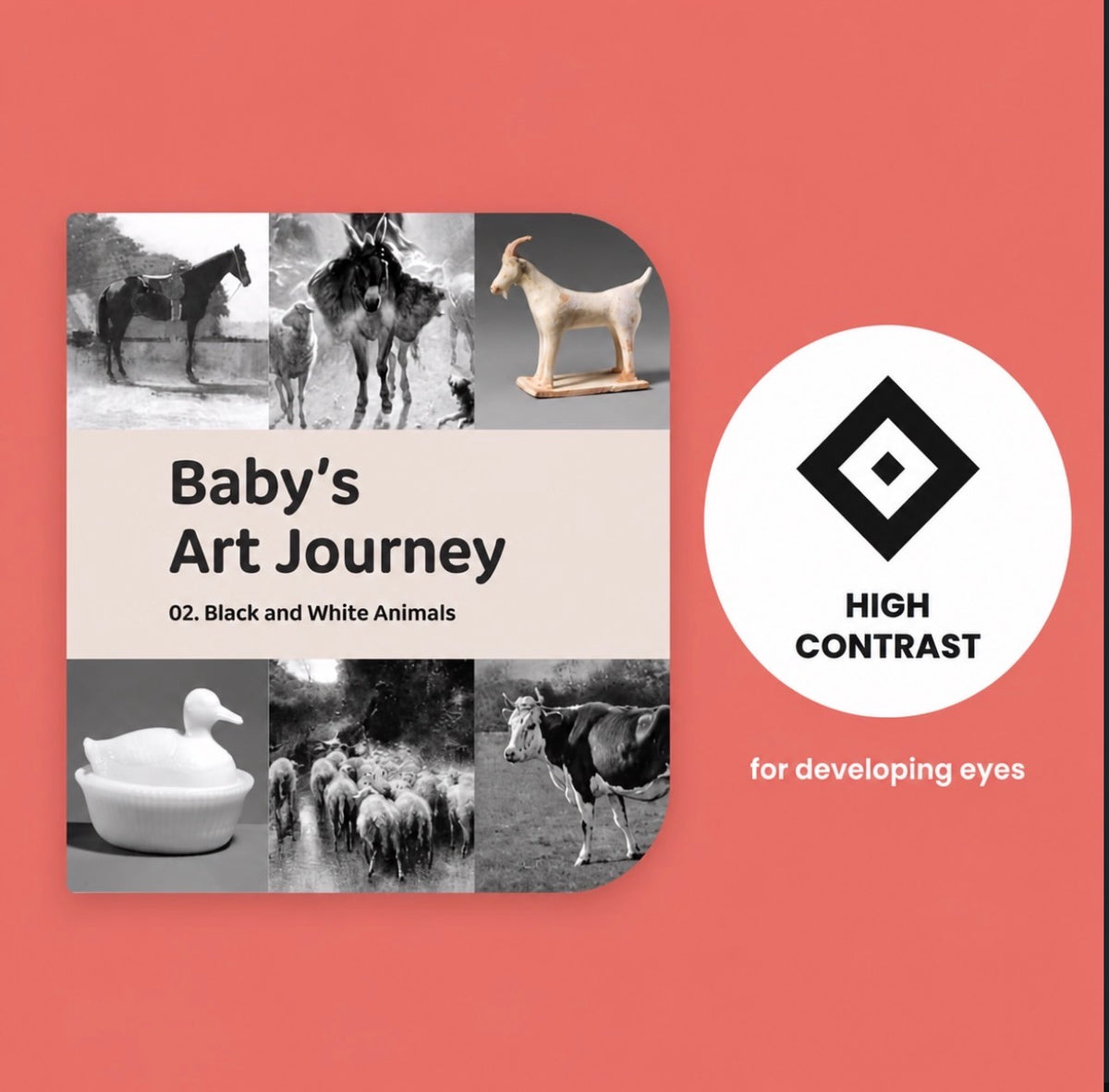 Baby's Art Journey - 4-Boook Accordion Set