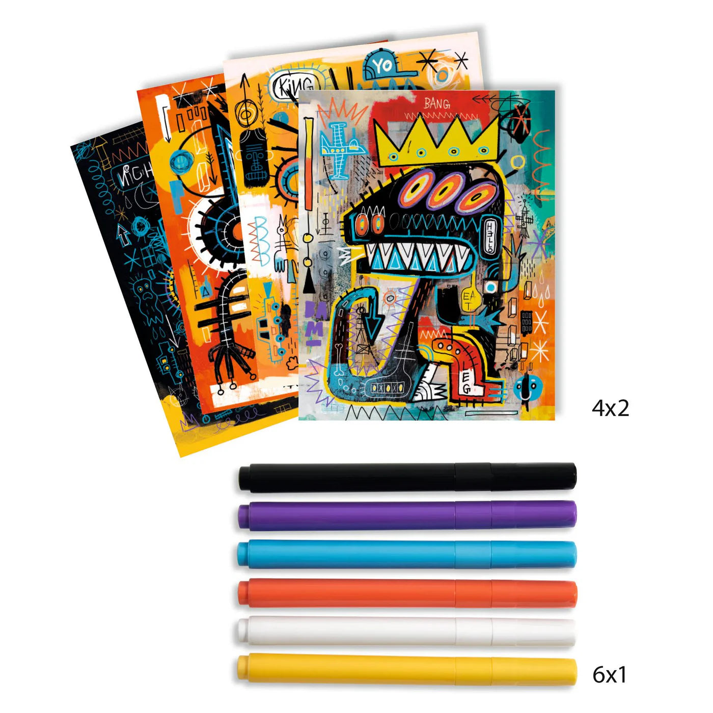 Collage Art Kit - Inspired by Jean-Michel Basquiat