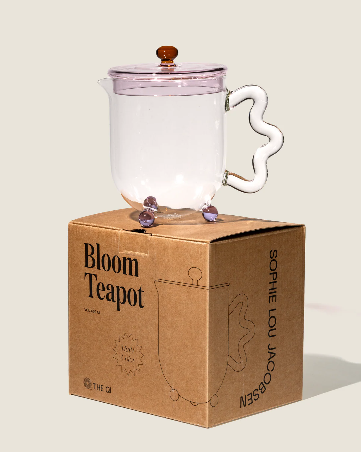 Bloom Glass Teapot