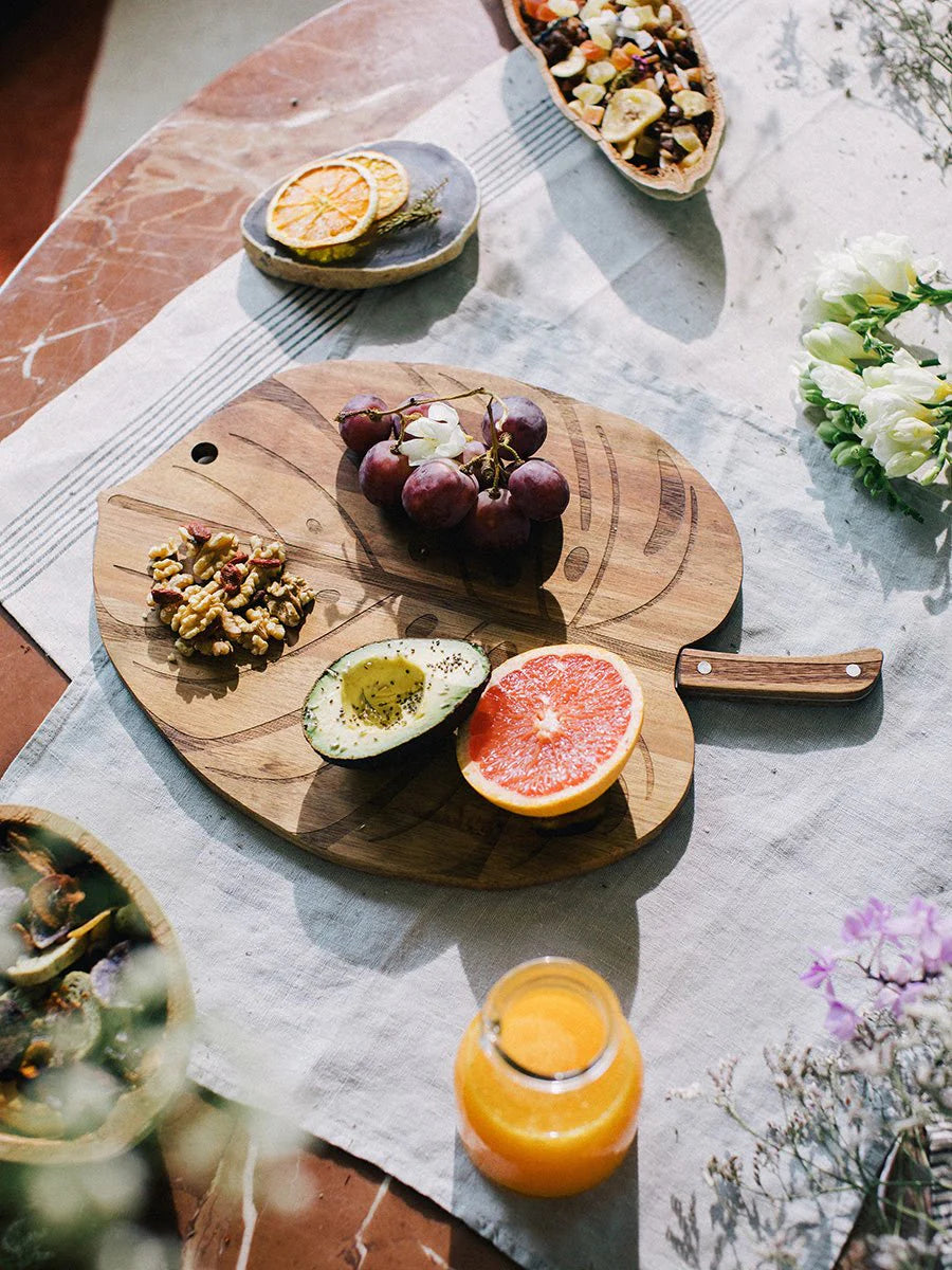 Secret Serving Board Monstera Leaf