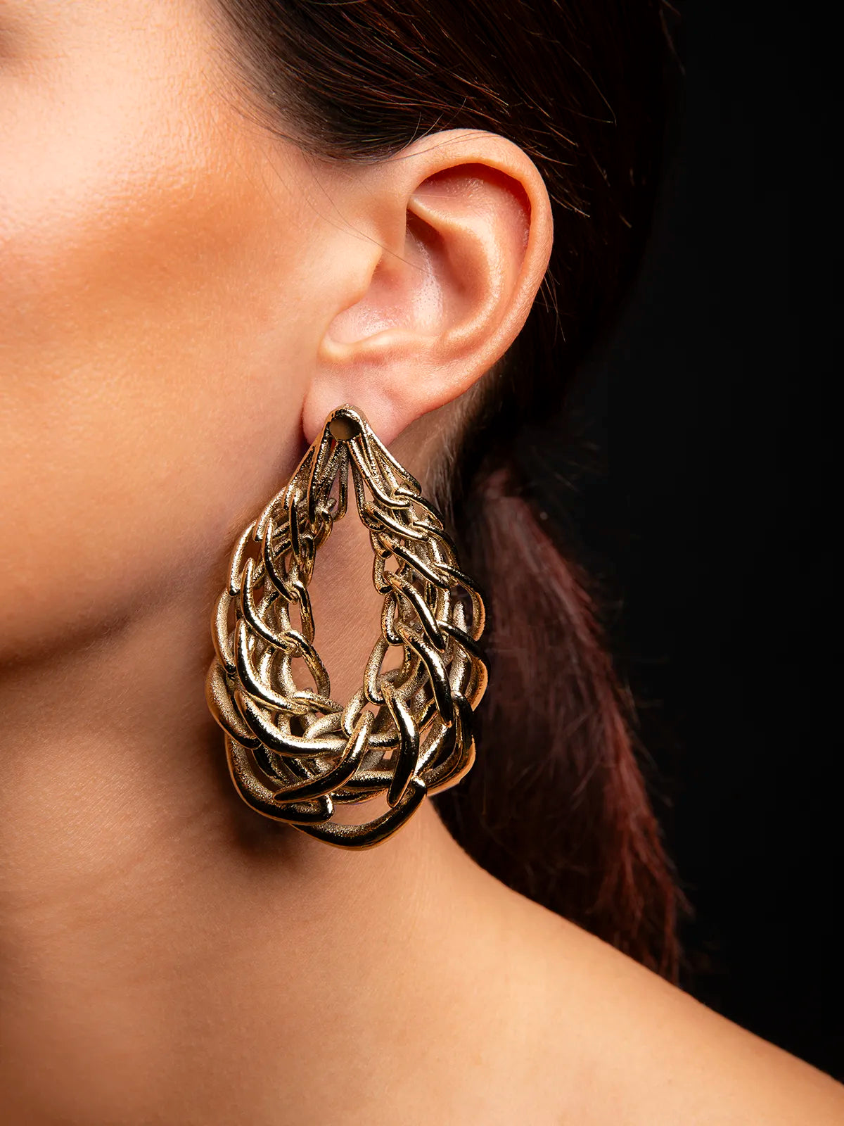 Gold Endos Earrings 3