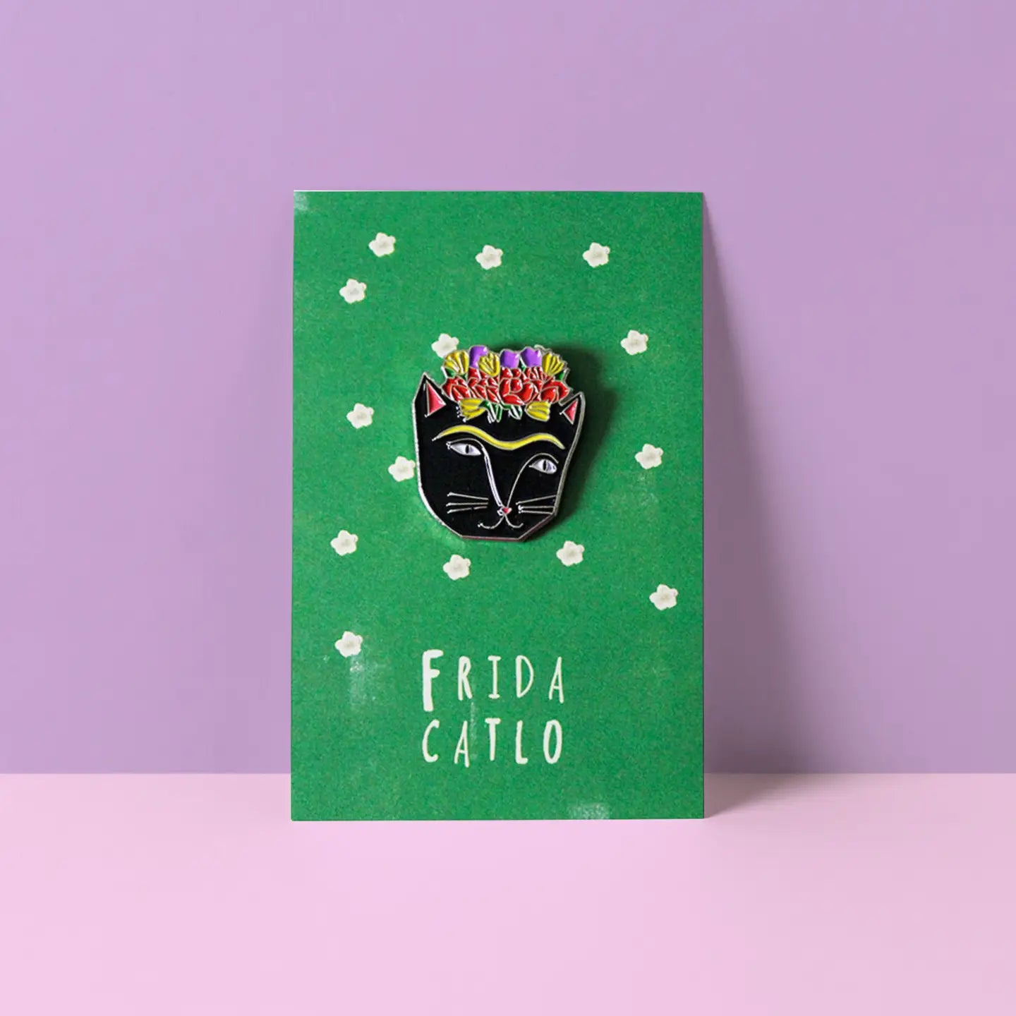 Cat Artist Pin