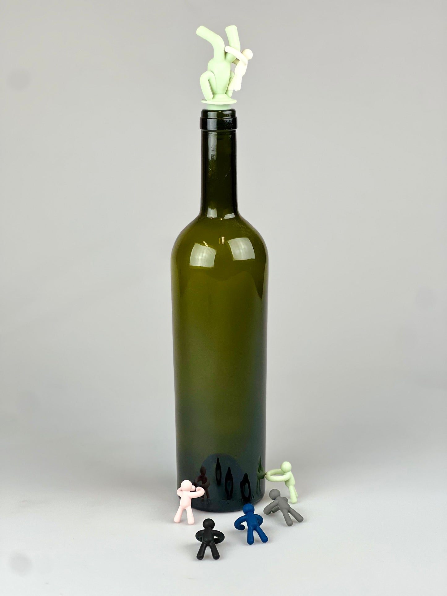 Drinking BUDDY Wine Bottle Stopper & Charms