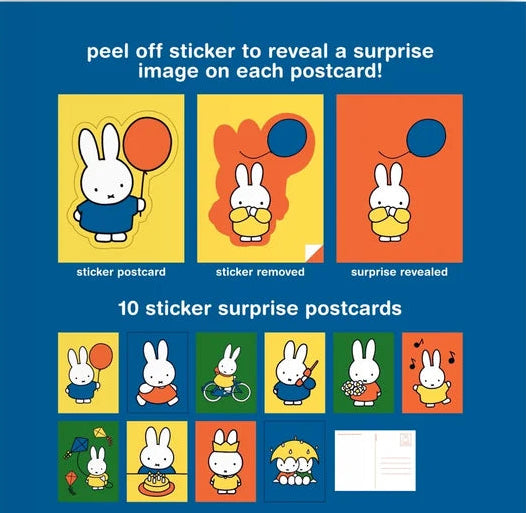 Miffy Postcard Sticker Book