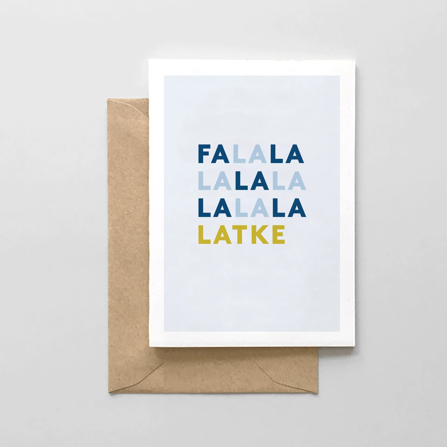Falalalala Latke - Hanukkah Holiday Card