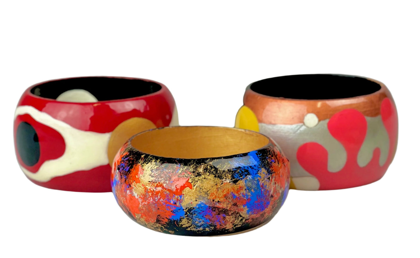 Wearable Art Bangles by Angela Bolaños