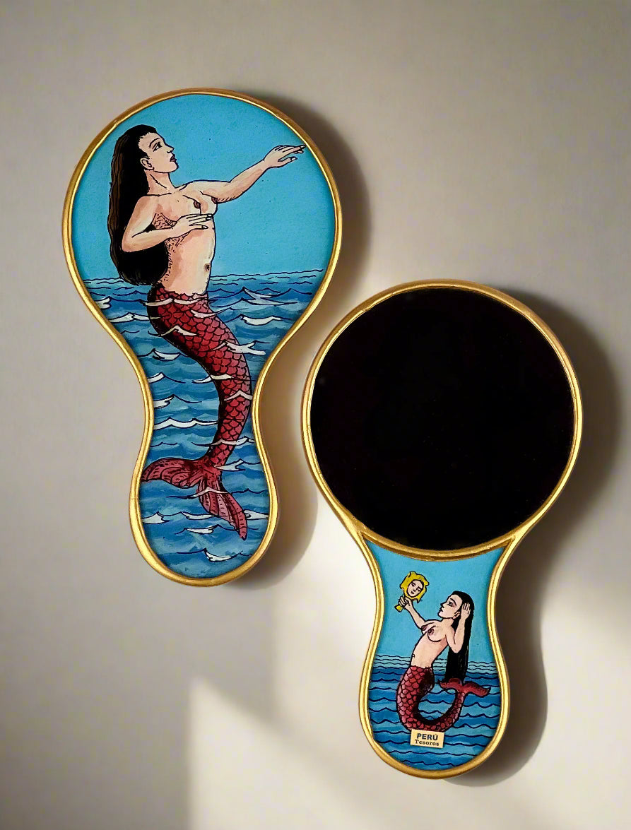 Loteria Mermaid Handmirror