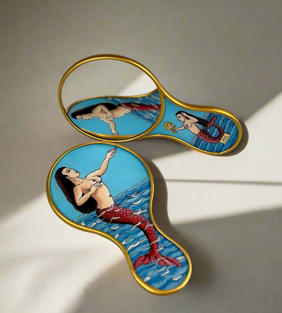 Loteria Mermaid Handmirror