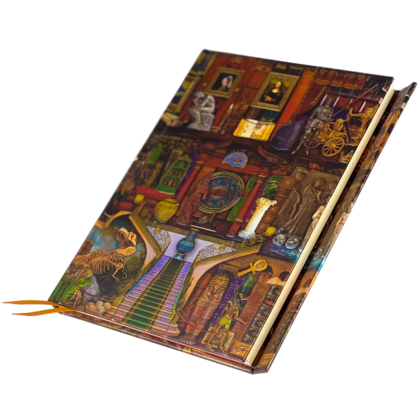 Aimee Stewart: Museum Bookshelves Foiled Journal