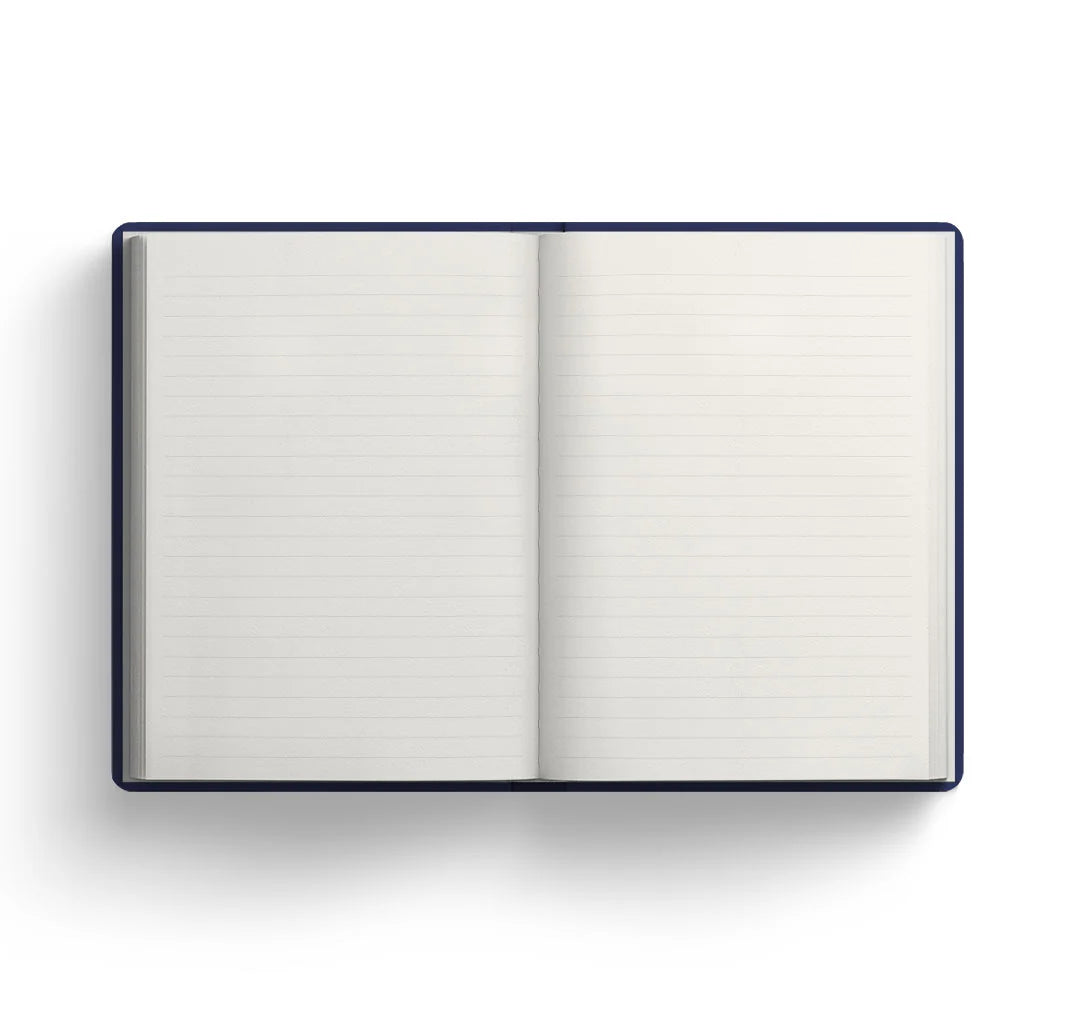 Striped A6 Paperback Notebook - Hummingbird