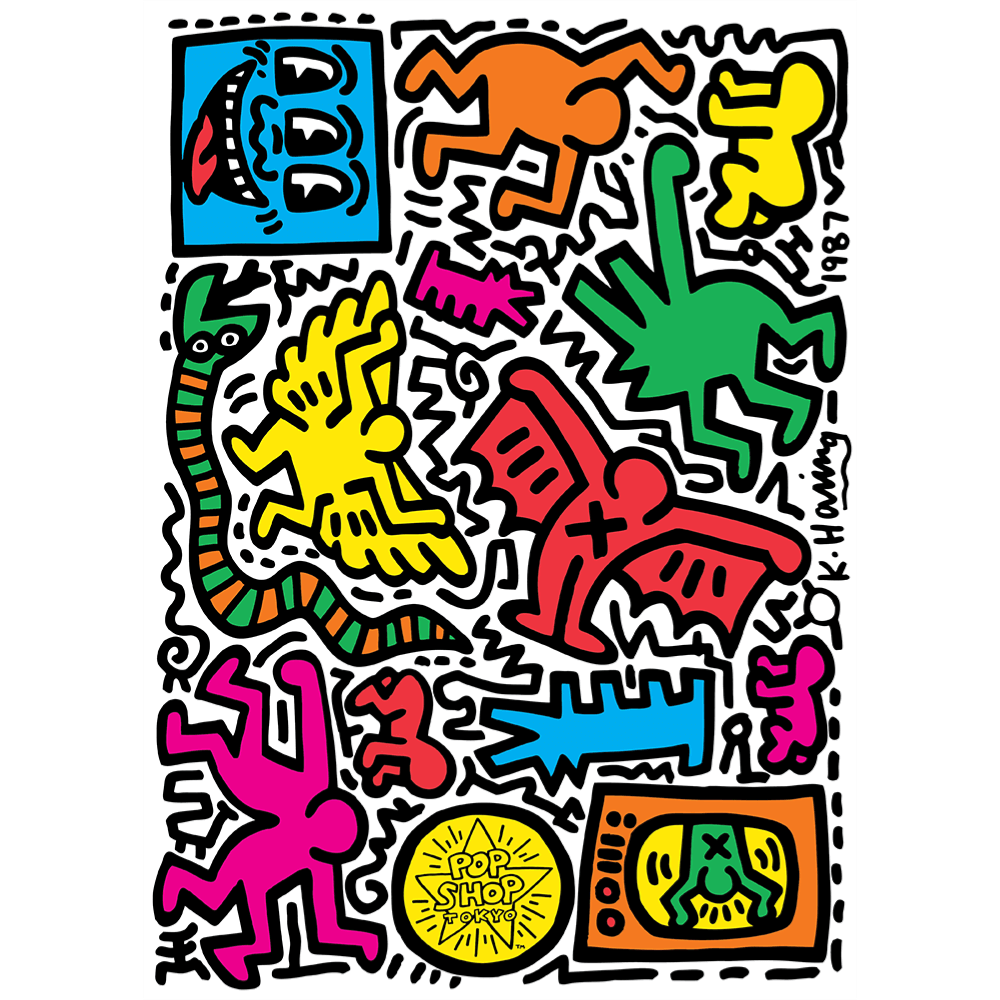 Keith Haring Sticker Sheet