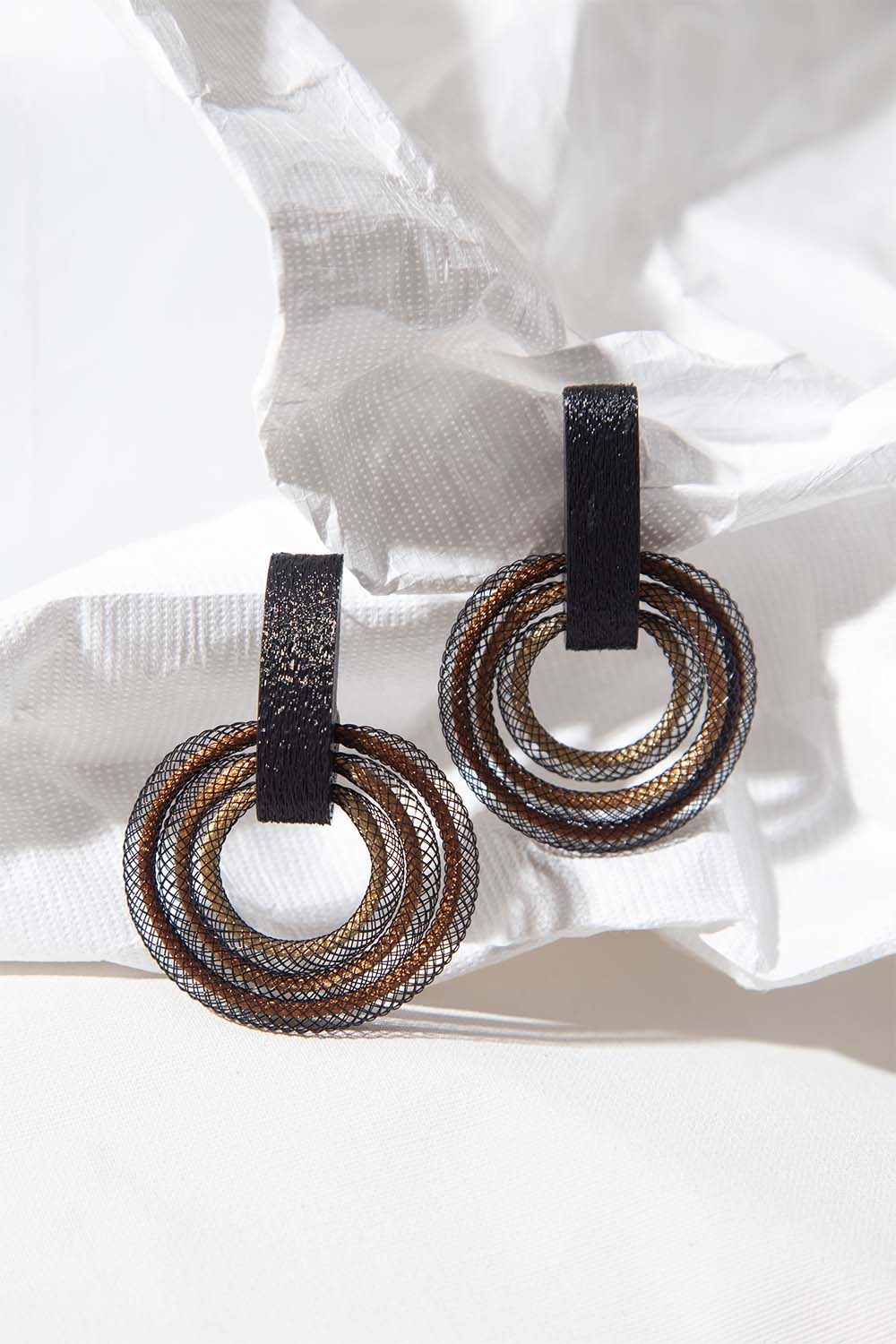 Metallics Life Circle Earrings