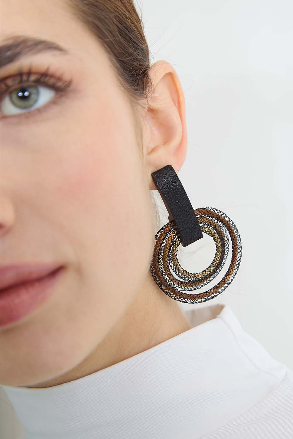 Metallics Life Circle Earrings