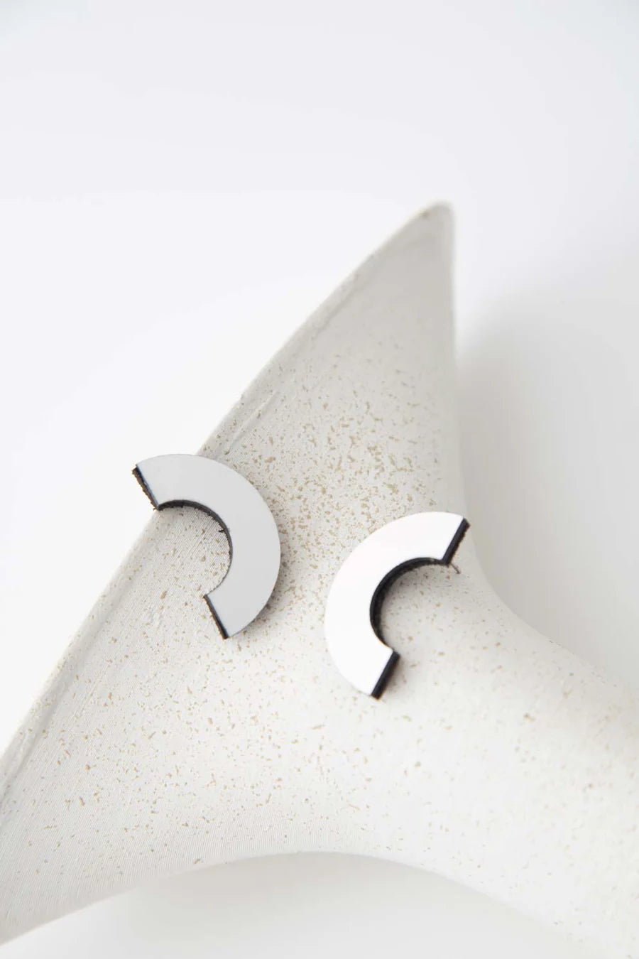 Silver Mies Arc Earrings