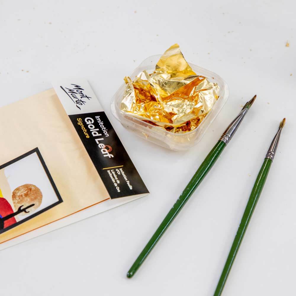 Imitation Gold Leaf Signature Sheets - 25 Sheets