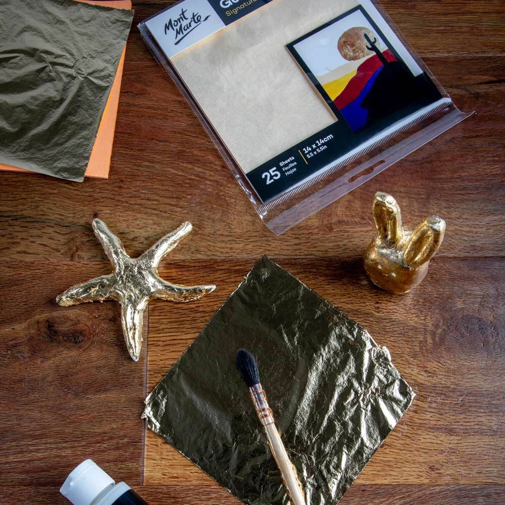 Imitation Gold Leaf Signature Sheets - 25 Sheets